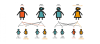 Infographic inheritance of haemophilia